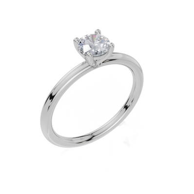9ct White Gold Round Cut 0.50 Carat of  Diamond Ring