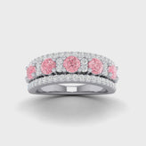 Celebration 9ct White Gold Round Brilliant Cut 1.15 CARAT tw of Lab Grown Diamond Ring