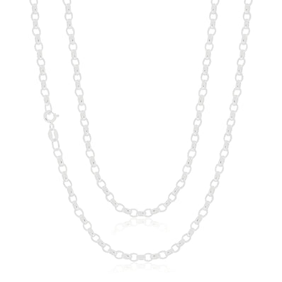 Sterling Silver 70cm Belcher Chain