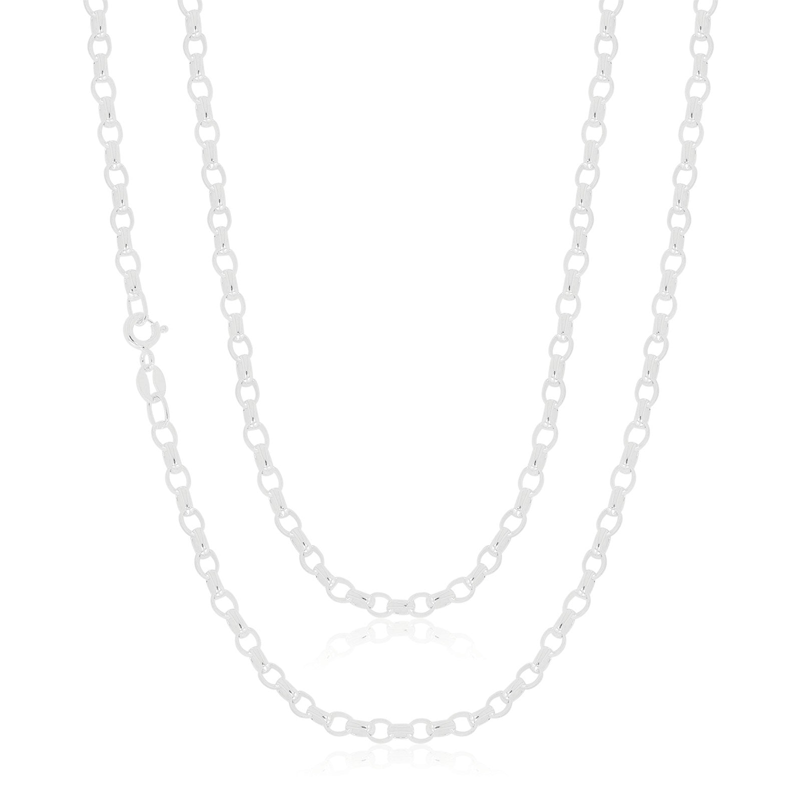 Sterling Silver 70cm Belcher Chain