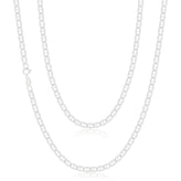 Sterling Silver 45cm Anchor Chain