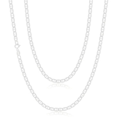 Sterling Silver 45cm Anchor Chain