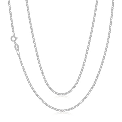 Sterling Silver 60cm Curb Chain
