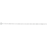 Sterling Silver 18.5cm Singapore Bracelet