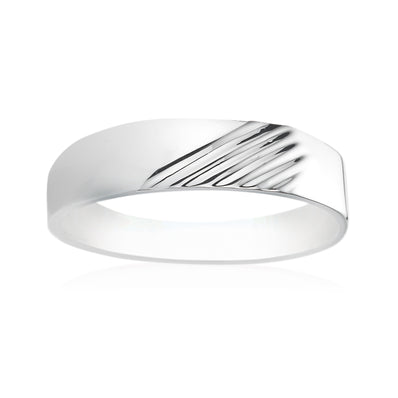Sterling Silver Claw Design Mens Ring