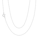 Sterling Silver 45cm Box Chain Necklace