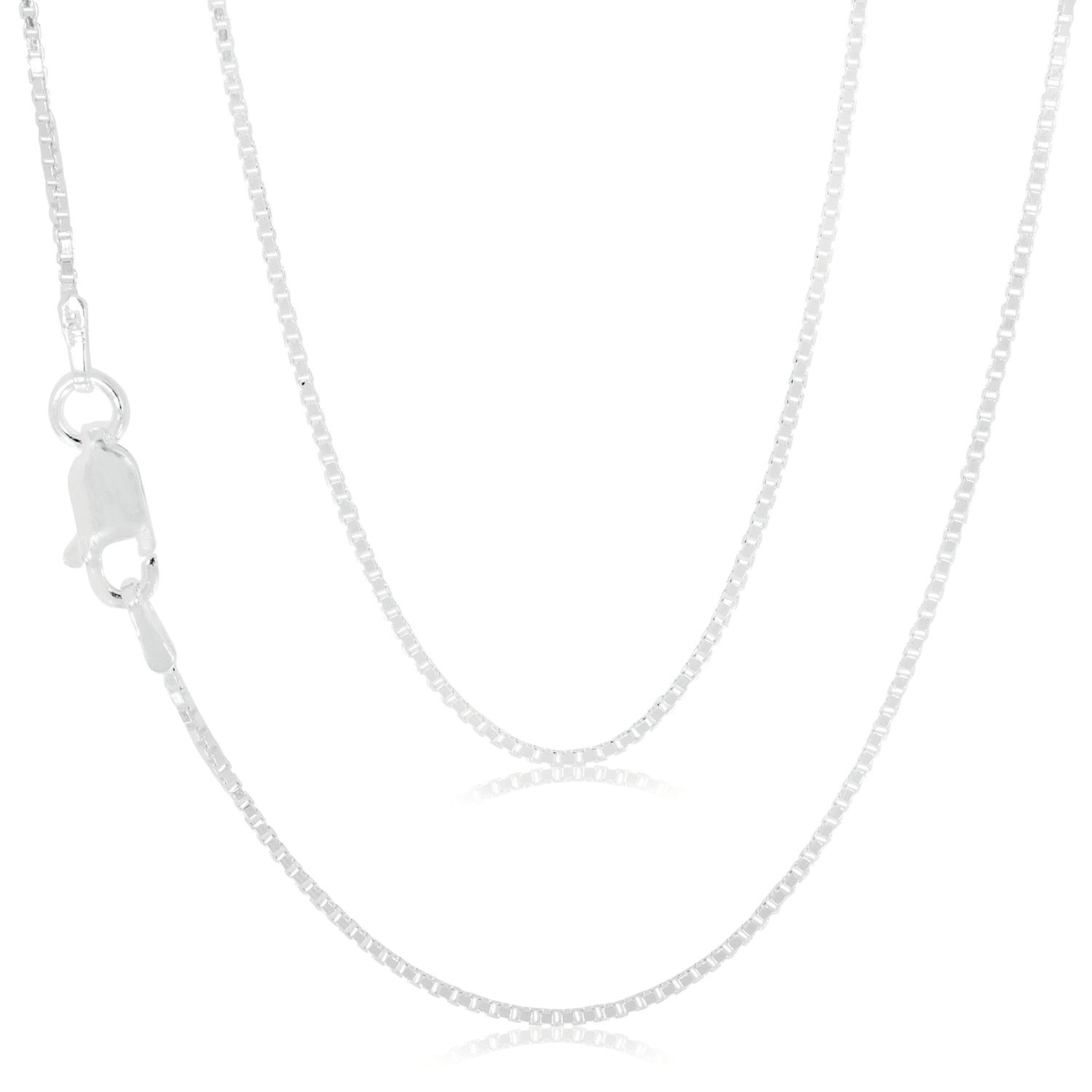 Sterling Silver 40cm Box Chain