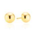 9ct Yellow Gold 6mm Ball  Stud Earrings