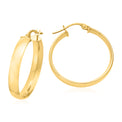 9ct Yellow Gold 23mm Polished Hoops