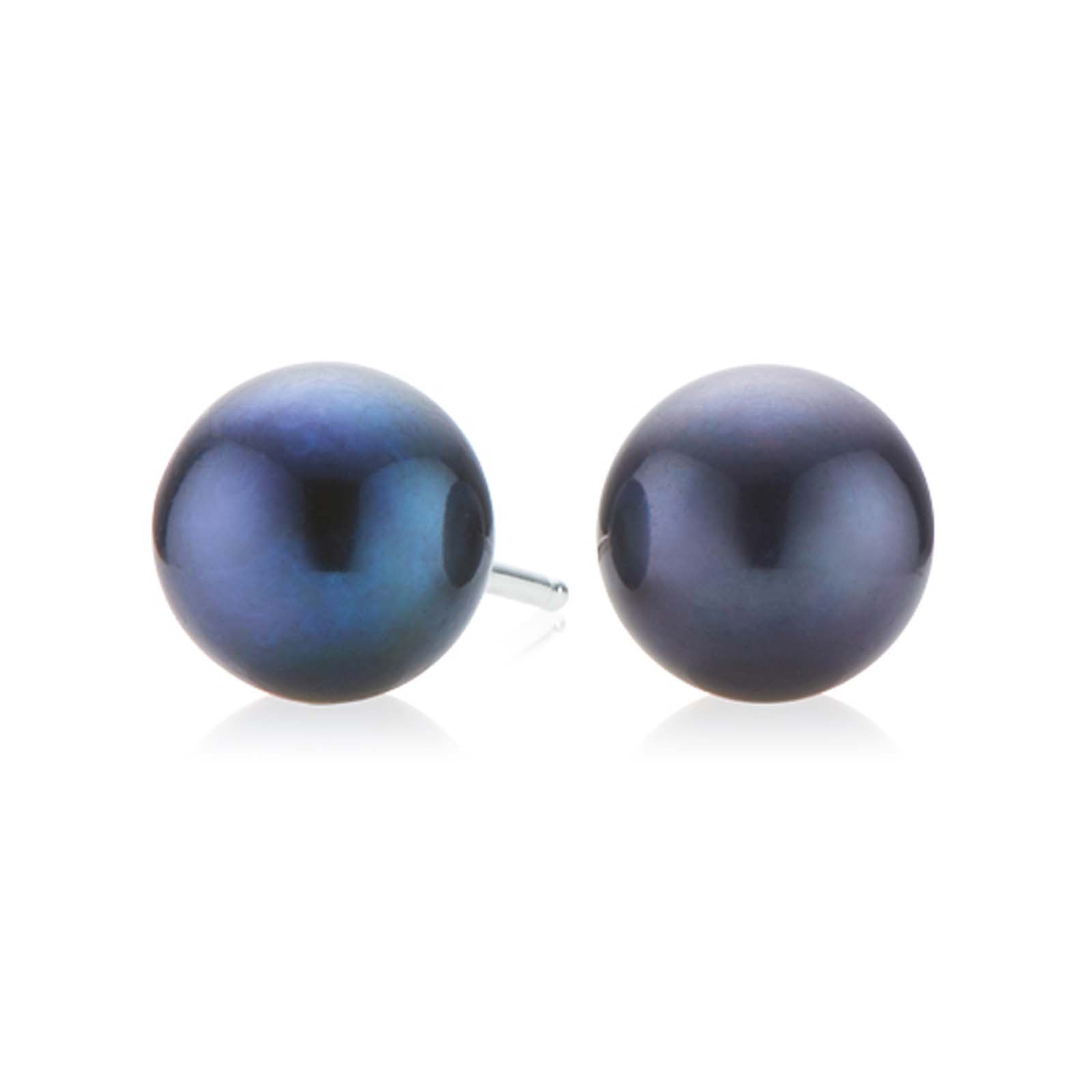 Sterling Silver 7.5-8mm Freshwater Pearl Stud Earrings