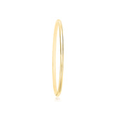 9ct Yellow Gold & Silver-filled 66x3mm Golf Bangle