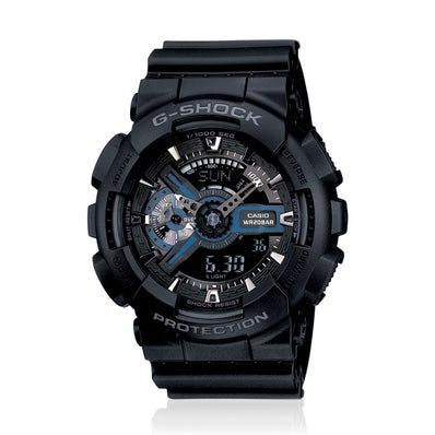 Casio G-Shock GA110-1B GA-110 Series Black Resin 200WR Shock Resistant Watch