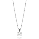Sterling Silver Diamond Set Pendant