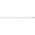 9ct Yellow Gold 25cm Singapore Anklet