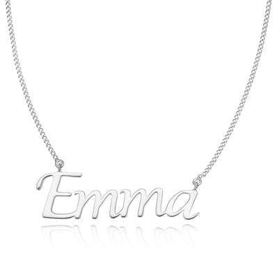 Sterling Silver Personalized Name Necklace