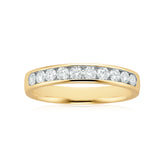 9ct Yellow Gold Round Brilliant Cut with 1/2 CARAT tw of Diamonds Ring