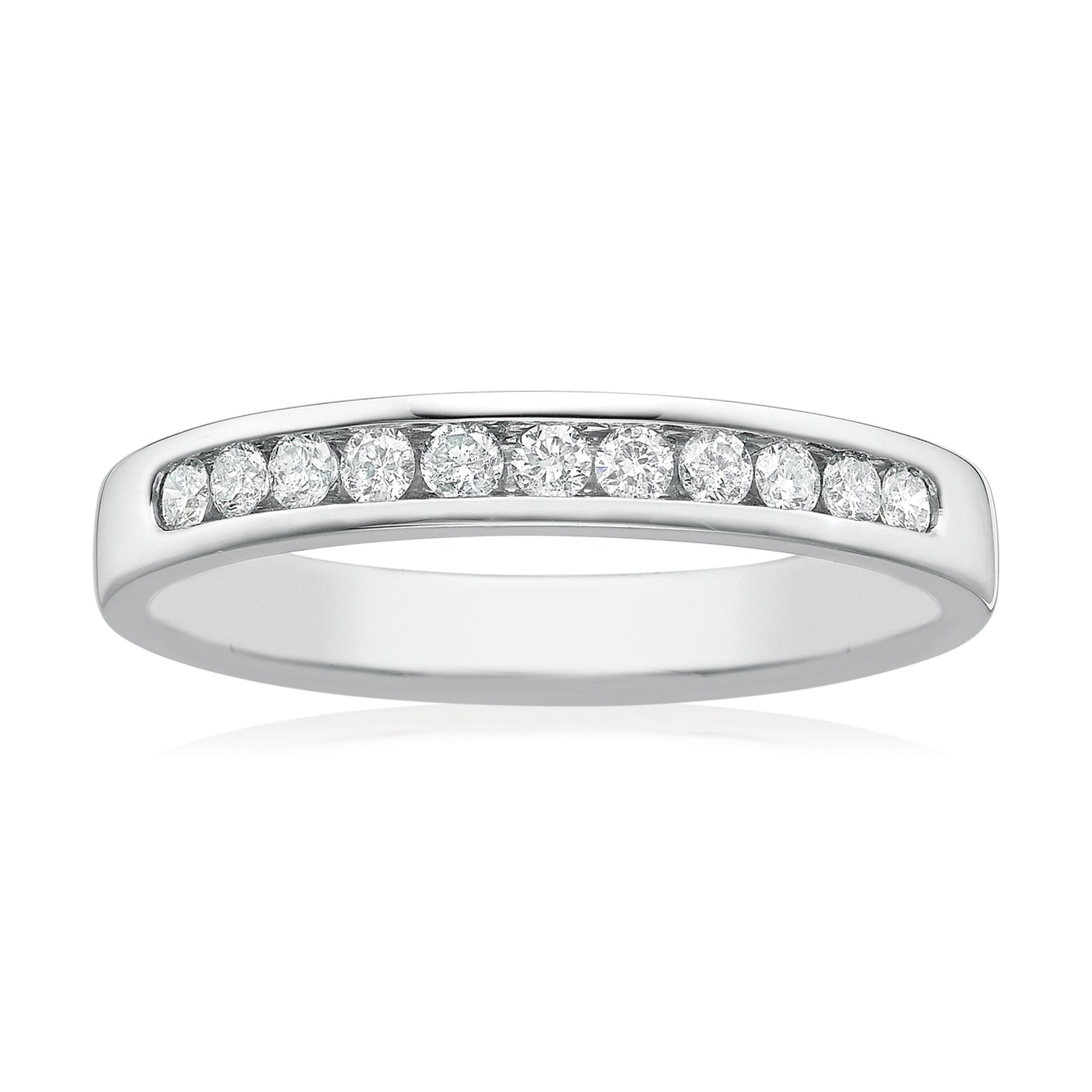 18ct White Gold Round Brilliant Cut with 0.25 Carat tw of Diamonds Ring