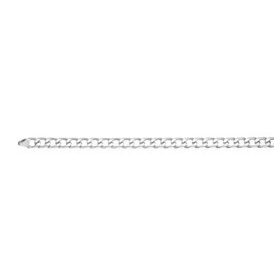 Sterling Silver 22cm Curb Bracelet