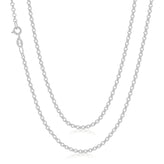 Sterling Silver 60-70cm Adjustable Belcher Chain