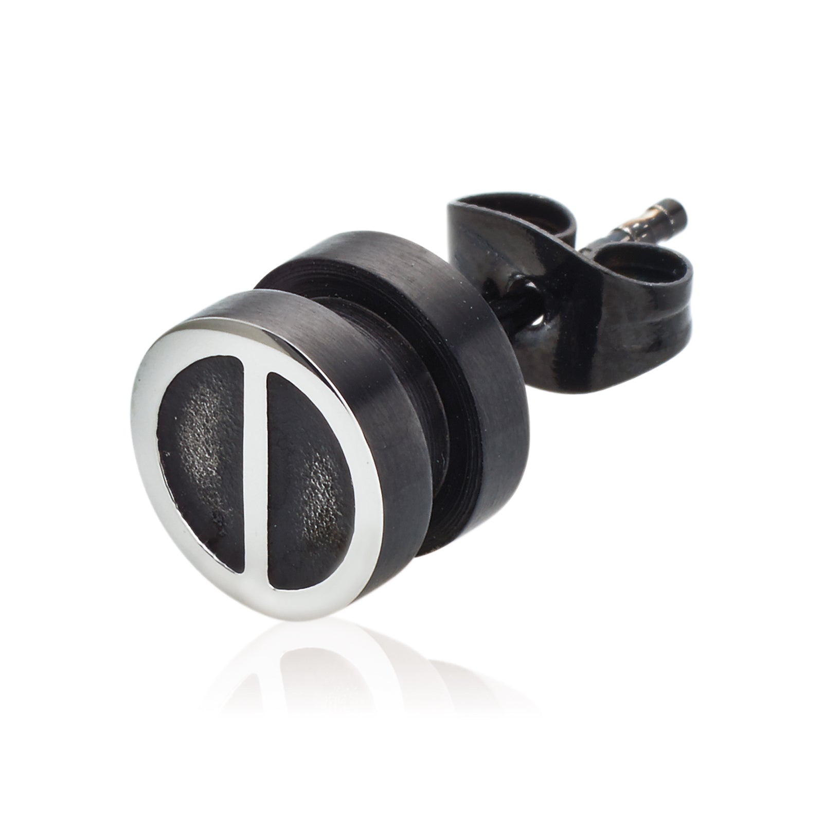 Tensity Stainless Steel Single Stud Earring