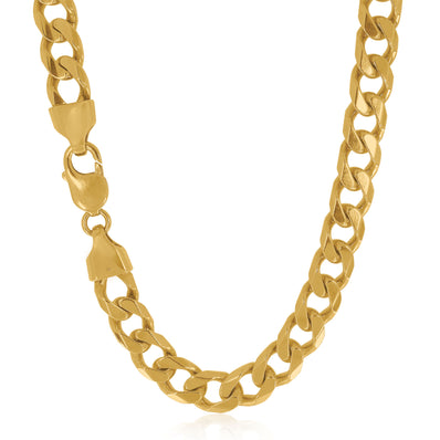 9ct Yellow Gold 55cm Curb Chain