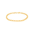 9ct Yellow Gold Oval Belcher Bracelet
