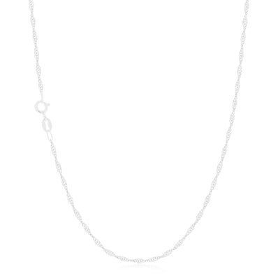 Sterling Silver 50cm Singapore Chain