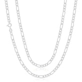 Sterling Silver 50cm Figaro Chain
