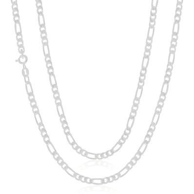 Sterling Silver 50cm Figaro Chain