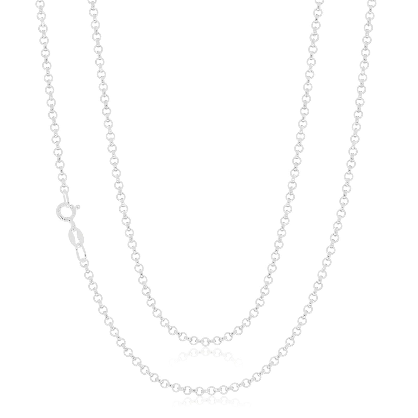 Sterling Silver 60cm Belcher Chain