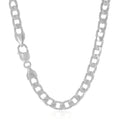 Sterling Silver 55cm Curb Diamond Cut Bevelled Chain