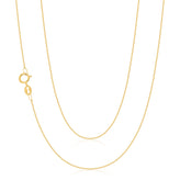 9ct Yellow Gold 45cm Box Chain