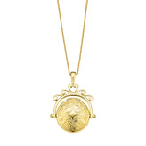 9ct Yellow Gold Round Spinner Locket
