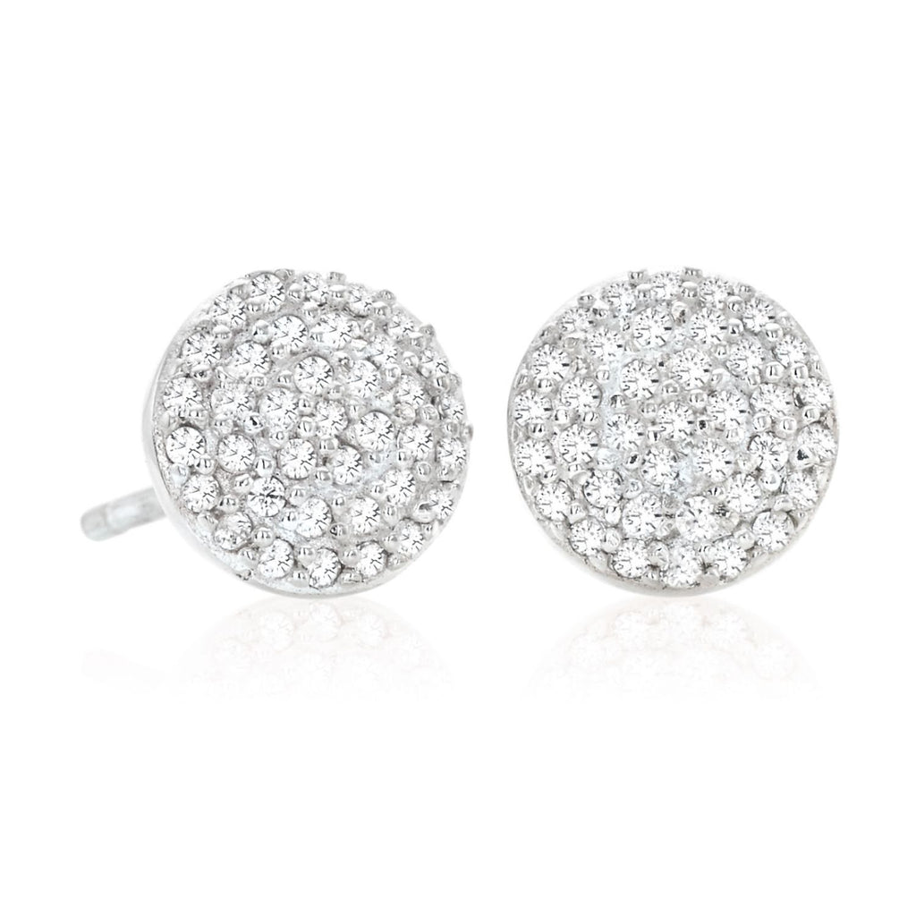 Pave earrings on sale