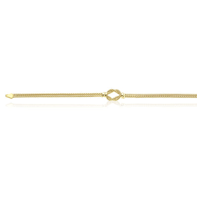 9ct Yellow Gold 19cm Fancy Link Bracelet
