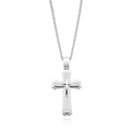 Tensity Stainless Steel Cross Pendant and Chain Necklace