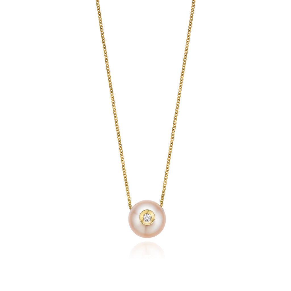 14ct Yellow Gold Diamond Set Pendant