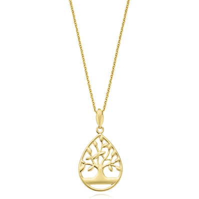 9ct Yellow Gold Tree of Life Pendant