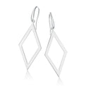 Sterling Silver Geometric Drop Earrings