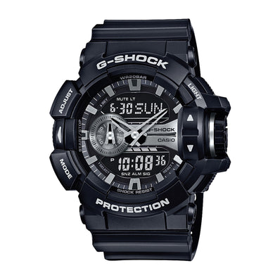 Casio G-Shock GA400GB-1A Black Resin Magnetic Resistant 200WR Shock Resistant Watch