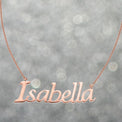 9ct Rose Gold  40 CM Personalised Name Necklace