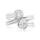 Sterling Silver Cubic Zirconia Ring