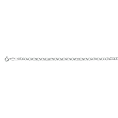 Sterling Silver 18.5cm Belcher Bracelet