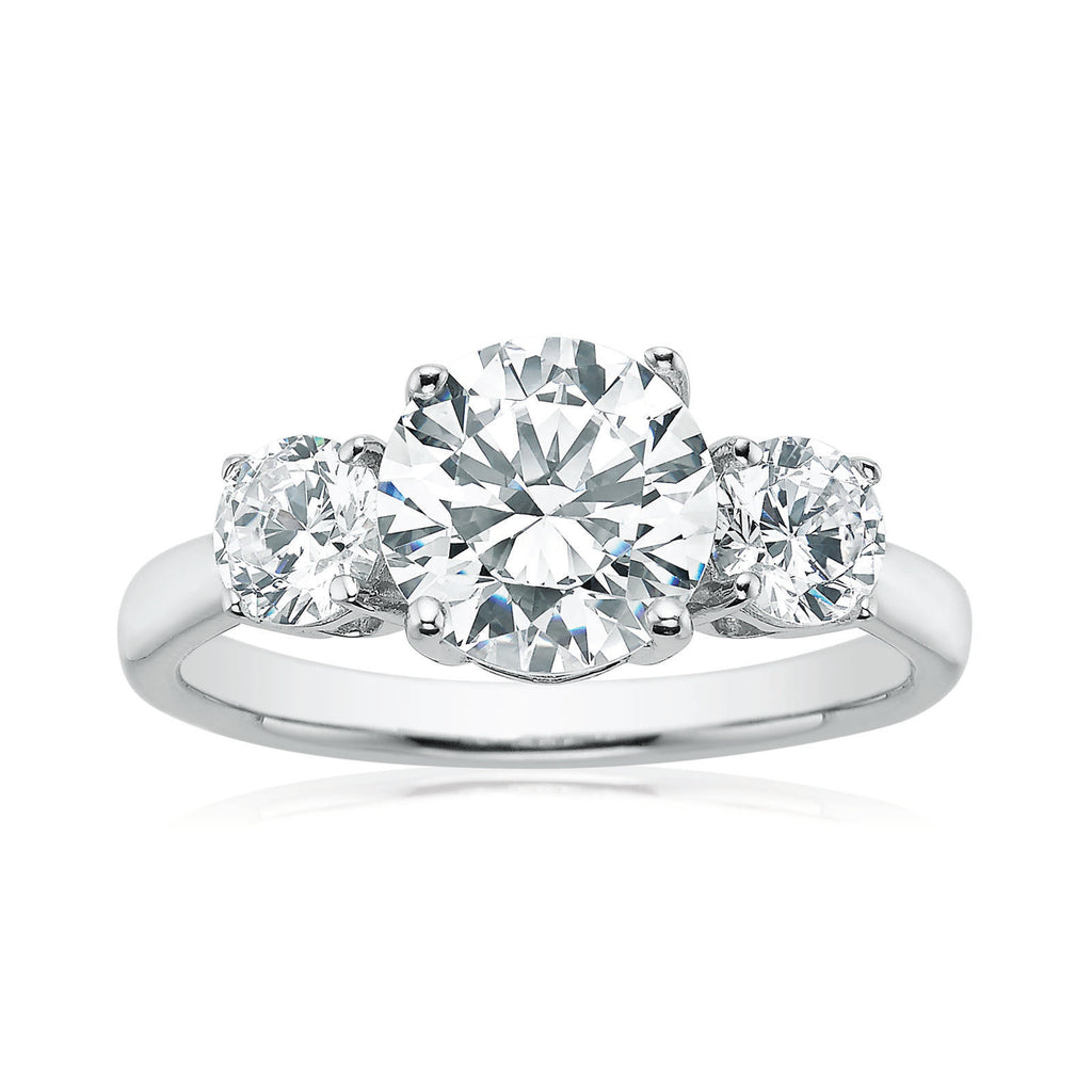 Cubic Zirconia (CZ) Engagement Rings in Gold and Platinum Online from  Birkat Elyon | Birkat Elyon