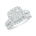 9ct White Gold Round Brilliant Cut with 2 CARAT tw of Diamonds Ring