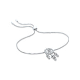 Sterling Silver 27cm Dream Catcher Anklet