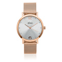 Eclipse Rose Gold Crystal Mesh Watch