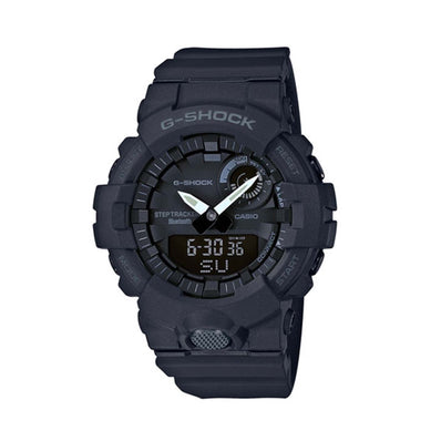 Casio G-Shock GBA800-1A G-Squad Black Resin Bluetooth 200WR Shock Resistant Watch
