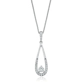 Sterling Silver Cubic Zirconia Pendant