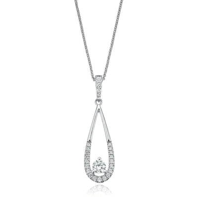 Sterling Silver Cubic Zirconia Pendant